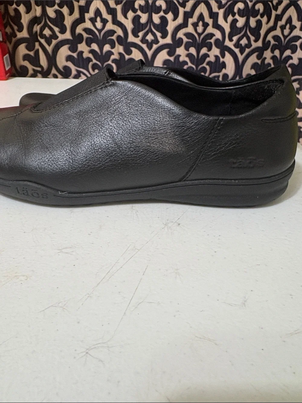 Taos Town Center Leather Slip-on Black Comfort Shoes Women’s 10
